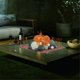 thumbnail image 4 of Fire Pits Carved Pumpkin for Fireplaces, Faux Halloween Decor, 4 of 5