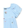 thumbnail image 3 of Zac Kids Cotton Embroidered Dress with Picot Trim, Sizes 4-18, 3 of 3