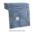thumbnail image 3 of AZXY 50x40 Blankets and Throws Clearance,Blankets for Beds,Throw Blanket for Couch,Small Soft Fuzzy Coral Flannel Blanket Throws for Kids Adults Blue, 3 of 7