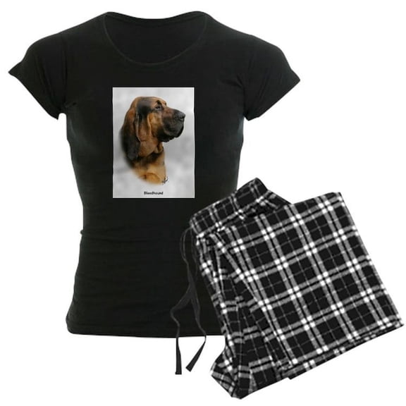 CafePress - Bloodhound 9Y404D 124 - Women's Dark Pajamas