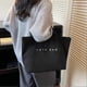 thumbnail image 5 of Tote Bag Women'S Letters Print Tote Bag Large Tote Bag Carry All Bag Top Handle, 5 of 5