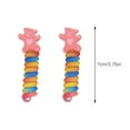 thumbnail image 2 of Fiudx Anillos para El Cabello con Lazo, Lindas Gomas para El Cabello, Suaves con Diseño Elástico, Ajustables para Un Peinado Fácil, Perfectos para Mañanas Ocupadas, Ideales para Niñas, Vienen En Dos, 2 of 4