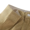 thumbnail image 4 of VERUGU Trousers Women Casual High Waist Straight Leg Wide Leg Pants Loose Draping Pants Sequins Party Clothes Gold M, 4 of 7