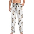 thumbnail image 3 of GZHJMY Penguin Pajama Pants for Men, Lounge Pants Lightweight Men Pajama Bottoms with Drawstring Pockets, Christmas New Year Birthday Gifts, Large, 3 of 6