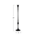 thumbnail image 3 of Creative Co-Op Tall Decorative Hand-Forged Metal Taper Holder, Black, 3 of 5