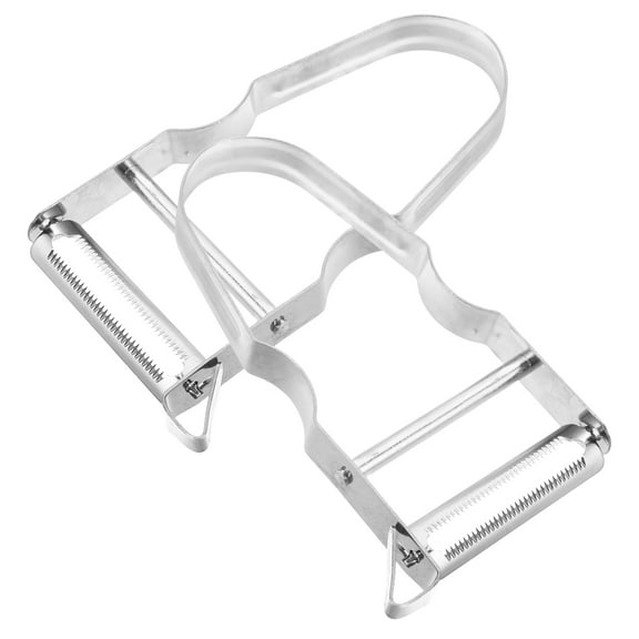 WHAMVOX 2Pcs Kitchen Peelers for Professional Chefs Non-slip Handle for Cooking and Preparation