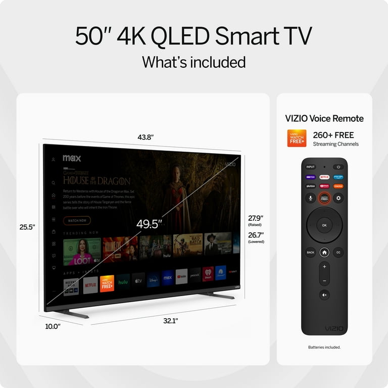 Televisor Smart QLED 4K CLX 50 - Multimax Store