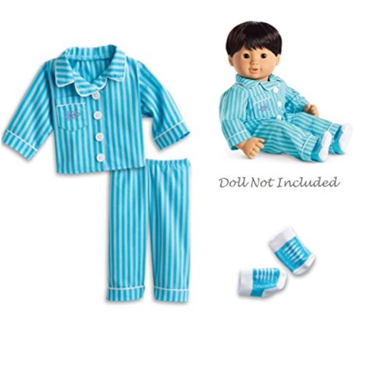 American Girl BITTY BABY TWIN BUTTERFLY PJ'S Pajamas for GIRLS SZ MEDIUM 4/5 