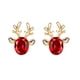 thumbnail image 2 of Fiudx Pendientes de Asta de Ciervo, Estilo Bohemio, con Forma de Oreja de Oruga, Joyería Bohemia, 2 of 2