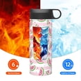 thumbnail image 6 of Yiaed Watermelon Print Water Bottle with Straw Lid, Stainless Steel Double Wall Insulated Water Bottle | Leak-Proof and Spill-Proof Water Bottle, 6 of 8