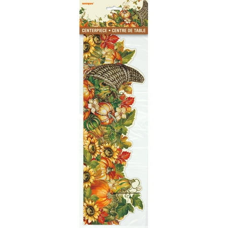 - (2 pack) Harvest Pumpkins Fall Centerpiece Decoration, 14 in, 1ct