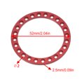 thumbnail image 3 of 4 Pieces RC Wheel Beadlocks Outer Ring 1/10 1.9 Inch Car Model Rim Replacing Upgraded Spare Replacement for TRX4 SCX10 90046 D90 Red, 3 of 9