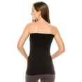 thumbnail image 3 of Kurve by Idea Seamless women's Seamless Stretch Long Bandeau Tube Top, UV Protective Fabric, UPF 50+, Made in USA, 3 of 3