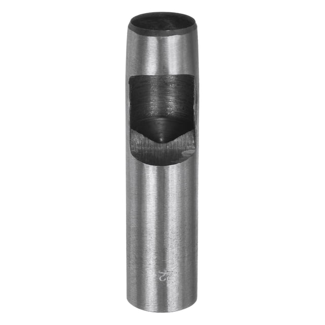 Herramienta de perforación hueca Uxcell de 22 mm para cinturones de reloj de acero al carbono