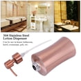 thumbnail image 3 of Dispensador De Jabón Líquido De Acero Inoxidable 304, Dispensador De Prensa Con Cuerpo De Metal Estable, Fácil Recarga Para Baño, Hotel, 3 of 7
