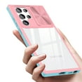 thumbnail image 2 of SAMSUNG GALAXY S22 ULTRA Phone Cases, Full Protection Hybrid Cover With Mobile Phone Protective Film Slide Camera Lens Phone Case For Samsung Galaxy S22 Ultra In Pink, 2 of 4