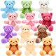 thumbnail image 1 of Oso de peluche Hyden de 30 cm con lazo de cinta, 12 unidades, multicolor, 1 of 6