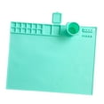thumbnail image 2 of KLKCMS Silicone Craft Mat Nonslip Counter Mat Silicone Art Mat Countertop Protector Green, 2 of 9