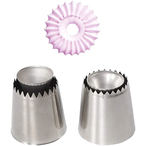 Zhuge - Juego de 2 boquillas rusas para repostería, boquillas de sultán, moldes para galletas, kits Wilton para decoración de pasteles, el mejor regalo de cocina