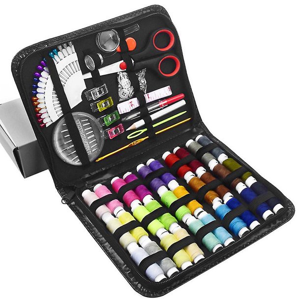 Travel Sewing Kit100 Diy Premium Costura Suministros Mini Kit de costura para el hogar, viajes y emergencias
