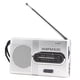 thumbnail image 2 of Radio portátil ANGGREK mini Estéreo Receptor AM/FM Color plata, 2 of 7