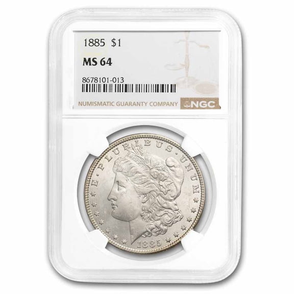1885 Morgan Dollar MS-64 NGC