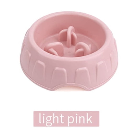 Pet Slow Feeding Bowl Dog Anti-Choke Non-Slip Anti-Tumble Slow Food Basin Small and Medium Size Pet Supplies