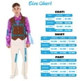 thumbnail image 3 of HPO Adult Men's Rockstar Costume | Multicolor Halloween & Cosplay Party Costume, 3 of 8