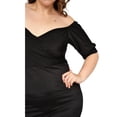 thumbnail image 3 of Vestido corto de fiesta Roman Fashion modelo 4267 Negro Talla Extra 40, 3 of 5