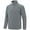 Heather Grey, variant on BASSDASH Men's Quarter Zip Jacket Mid Weight Polar Fleece Pullover Outdoor Warm Breathable Long Sleeve Sweatshirt
