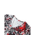 thumbnail image 5 of DYMADE Women Crewneck Print Blouse Casual Pullover Short Sleeve T-Shirts, 5 of 7