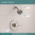 thumbnail image 3 of Peerless PTT188782-BN Brushed Nickel Shower Only Trim Kit, 3 of 3