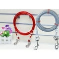 thumbnail image 5 of Outdoor Dog Freedom, Tie-Out Cable With Galvanized Steel Wire Rope Ensures Chew Proof Durability And Rust-Resistance, Perfect For Safe Enclosures Up To 17 Feet, 5 of 5
