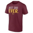 thumbnail image 2 of Men's Burgundy Washington Commanders Best Dad Ever Team T-Shirt, 2 of 3