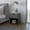 Light Gray, variant on Gray Nightstand with Drawer and Shelf / Store Bedroom Items and Show Personal Style
