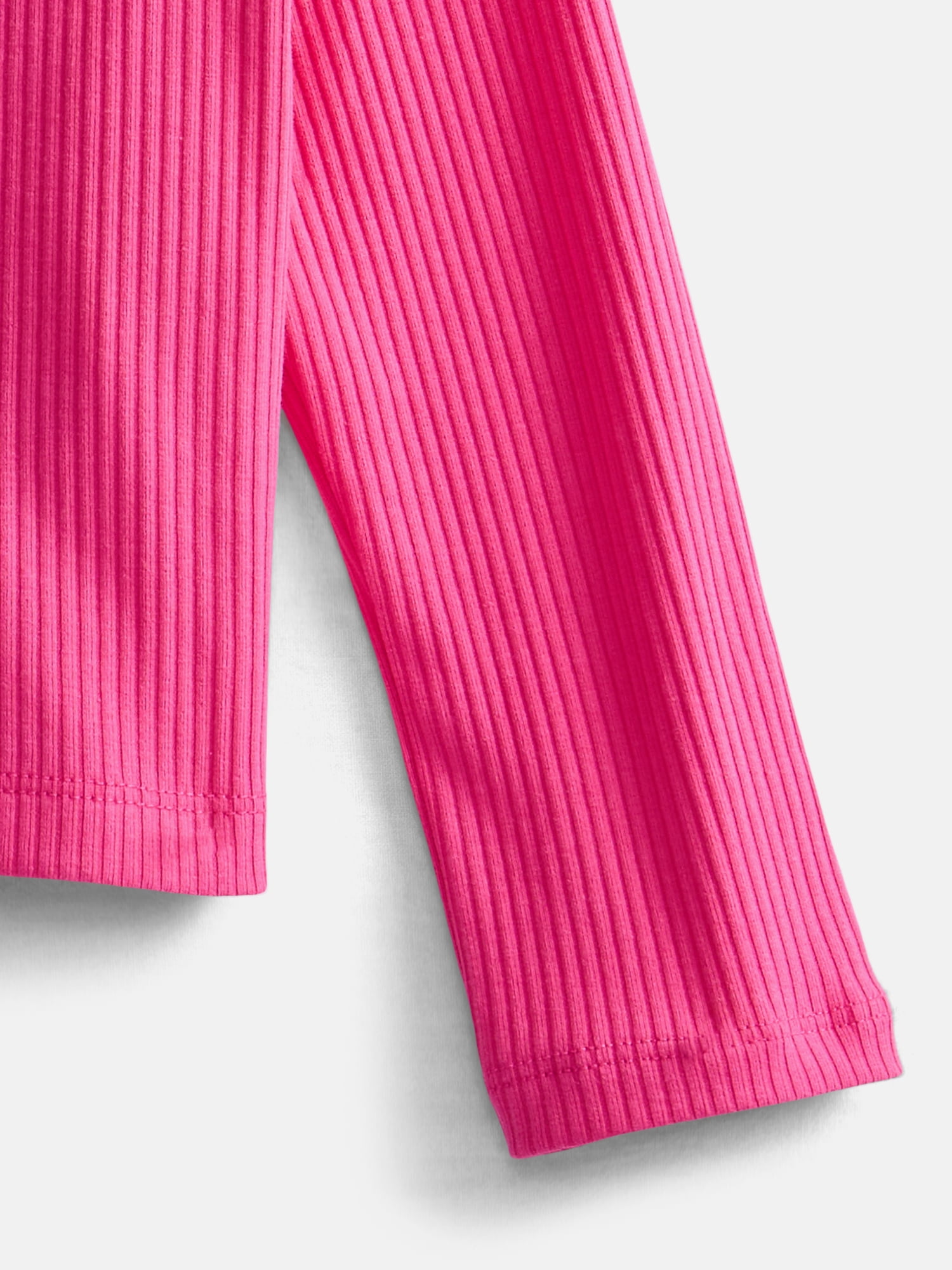 Wonder Nation Toddler Girls' Ribbed Cardigan with Long Sleeves, Sizes 18M-5T