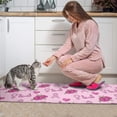 thumbnail image 3 of Pink Breast Cancer and Pioneer Flower Kitchen Rugs Sets Of 2,Anti Fatigue Kitchen Mat Rugs Non Slip Washable,Decorative Kitchen Floor Mats for Kitchen,Sink,Laundry,17"x30"+17"x47", 3 of 7