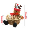 thumbnail image 4 of Cesta de almacenamiento de Navidad Caja de dulces Cesta de almacenamiento Titular Decoraciones de Navidad TFixol Organizador de almacenamiento, 4 of 7