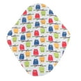thumbnail image 2 of Almohadilla 1PC Reutilizable Lavable Panty Liner Bambú Carbón Paño Mamá Sanitaria Menstrual PadWSD3, 2 of 7