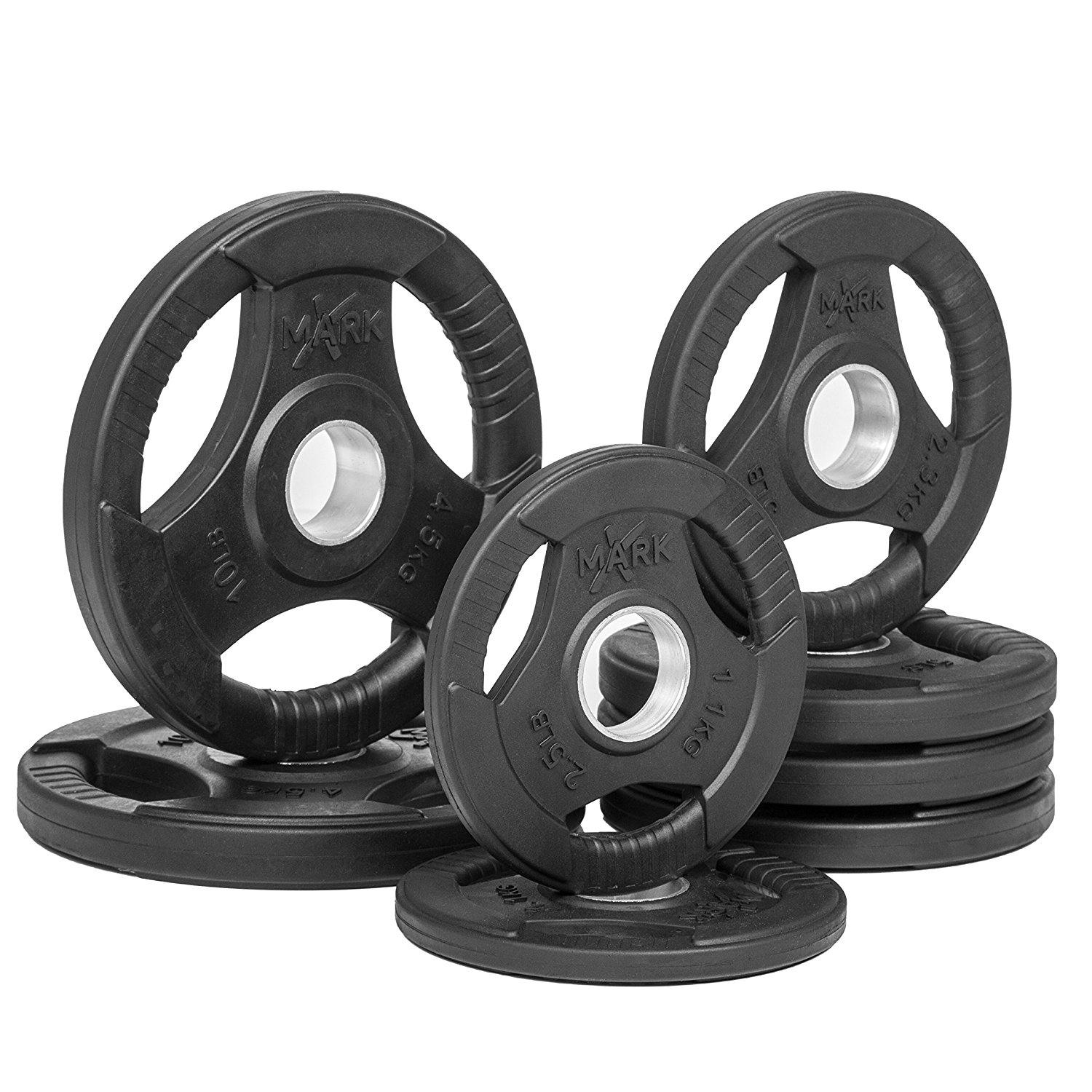 Xmark Fitness Rubber Coated Olympic Weight Set Blog Dandk