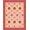 Pink Gold Red, Pattern 4, variant on ODIKA Pink Boho Vintage Whimsical Border Retro Cottagecore Beige Maximalist Pet Friendly & Kids Safe Play for Playroom, Bedroom, Reading Nook