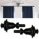 thumbnail image 4 of 4 piezas de remates para barras de cortina de 3/4 de pulgada de diámetro para extremos de postes de ventana. Accesorios. Negro y hueco, 4 of 8