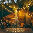 thumbnail image 3 of DYstyle LED Star Lights String 350 LED Waterfall String Light For Outdoor Wedding Holiday Party Christmas Decorations, 3 of 4