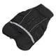 thumbnail image 3 of Chaqueta cálida con cuello de felpa para mascotas, abrigo de algodón reflectante impermeable suelto para perros pequeños y medianos, color negro, XL, 3 of 12