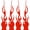 Red, variant on vlrwzc Motorcycle Flame Stickers 4pcs Vinyl Racing Sports Flame Stripe Decal Personality Reflective Stickers for Car Truck Motorcycle