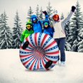 thumbnail image 3 of Tubo De Nieve De Navidad Tubos De Nieve Inflables Con Asas Resistentes Trineo De Nieve Para Niños Adultos Vacaciones Invierno Al Aire Libre Guardurnaity OD014016-00, 3 of 6