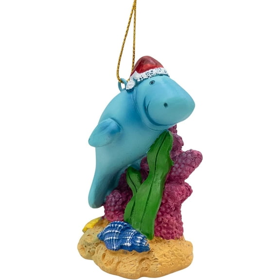 Manatee Ocean Animal Christmas Tree Coastal Beach Nautical Ornament