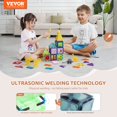 thumbnail image 2 of Ensemble de Construction Magnétique 56 Pcs Design Créatif 3D pour Enfants, 2 of 5