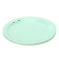 thumbnail image 5 of Xemplaro 8pcs Disposable Paper Plate Tray Cake Dish Tableware for Barbecue Birthday Christmas Wedding Decoration,Green, 7in Dotted Paper Plate, 5 of 8