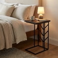 thumbnail image 5 of Bare Decor Warren Accent C-Table in Brown Color, Metal Base with Wood Top, 5 of 10
